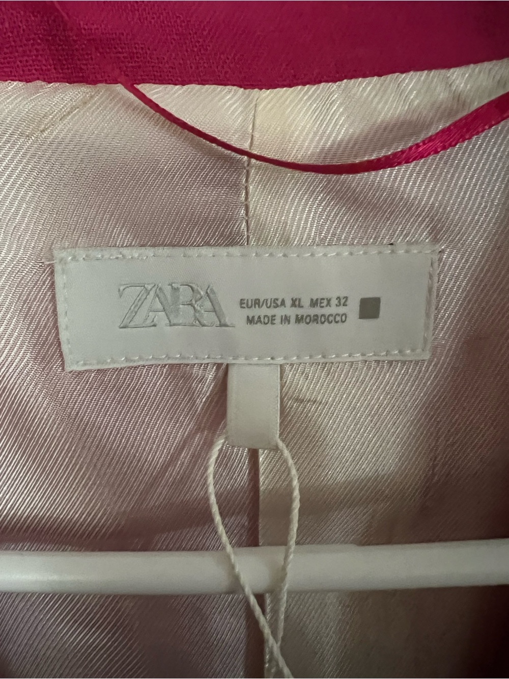 Zara Raspberry Open-Front Blazer Jacket - Picture 2 of 6